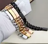 Designer Armband för män och kvinnor Rostfritt stål Kubansk länk Iced Out Armband Bracciali Chain Armband för Kvinnor Man Drop Shipping