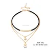 Shell Necklace gold chains Shell Multilayer Necklaces Wrap Choker Necklace fashion Jewelry for Women Will and Sandy new