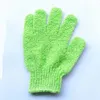 50 stks Badborstels Douchehandschoen Voor Peeling Exfoliërende Mitt Handschoen Vijf Vingers Scrubber Spong