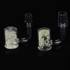 Quartz Banger Nail Bucket Smoking Pipes With Glow In Dark Luminous Thermochromic Thermal Sands Dab Tool For Hookahs Water Glass Bong