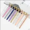 Ballpoint Pens Writing Supplies Office & School Business Industrial 27 Colors Student Pen With Large Diamond Big Crystal Promotion Gift Meta