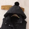 Moda Bayan Katı Renkler Kolsuz Artı Boyutu Kapşonlu Hoodie Yelek Yelek Ceket Aşağı Pamuk Yastıklı Ceket Dış Giyim Tops Gile