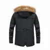 Men's Down & Parkas Winter Parka Coat Fur Long With Leather Lining Warm1 Kare22