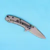 New Folding Knives 1555TI Flipper Pocket Knife 8Cr13Mov Titanium Blade EDC Survival Gear With Original Retail box