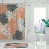 180cmx180cm Popular Abstract Plant Bathroom Curtain Printing Polyester Waterproof Shower Curtain