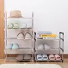 3456 Layer MetalStanding Shoe Rack Shoes Storage Shelf Organizer Removable Shoe Storage Cabinet Shelf Home Furniture 201109