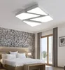 Horsten Nowoczesne kreatywne akrylowe lampy sufitowe LED do salonu sypialnia minimalistyczna czarna biała lampa sufitowa LED oświetlenie domowe