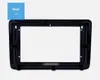 2din i Dash Fascia Panel Bezel Trim Kit Cover Trim 9 tum för 2014 Toyota Noah OEM stil bil radio ram