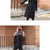 Calco caldo da donna invernale lungo la donna con cappuccio del 201103