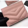 Nouveaux concepteurs de luxurys détenteurs de cartes mode caviar femme mini couleur pure en cuir authentique texture de galets sacs de portefeuille noir avec boîte 229t