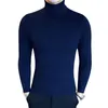 Men's Sweaters Men's Plus Size Men Winter Sweater Turtle Neck Long Sleeve Warm Slim Pullover Twist Knitwear