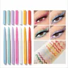 HANDAIYAN 20 colors Eyeliner Gel Waterproof Eye Pencil Sweat-proof Non-smudge Eyeliner Pen Ultra-fine Eyeliner Colorful Eyes Makeup