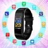 ID 115 Plus Smart Bracelet для фитнес -трекера для фитнеса Шаромера Страница Счетчика сердечного ритма Монитор артериального давления Smart Bristant9118718