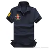 Plus size new European version European sizee polos shirt short-sleeved cross-border loose lapel male big polod