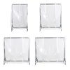 Clear Waterproof Dustproof Zip Clothes Rail Cover Clothing Rack Cover Protector Bag Hanging Garment Suit Coat Storage Display T2004855609