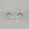 Ienbel NaturalWood Square Bright Buffalo Horn Men for Men for Lead ovical Oval Eye Glass 5DHO2310013を読む