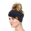 Malha de crochê faixa de crochet mulheres esportes esportes de inverno turbante yoga cabeça faixa orelha muffs tampão headbands festa favor 6 cores z7