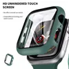 Защитный чехол для Apple Watch Iwatch Series 6 5 4 3 2 1 с закаленным стеклом противоударный крышка