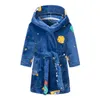 Baby pyjama kinderen robe flanel baby badjas lange mouw hooded kinderen bad gewaad cartoon kind jongens meisjes nachtjurk zyy282