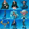 قطعة واحدة شخصية أنمي الذكرى العشرين فير. Luffy Zoro Chopper Sanji Robin Franky Usopp Nami Brook Action Figure PVC Model Toy AA220311