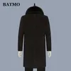 Batmo Arrival Winter Wool Long Trench Coat Men S Jackets بالإضافة إلى حجم M 8807 LJ201110