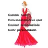 댄스 파티 드레스 yipeisha vestido de bailbe vermelho com Gola Alta Baixa Assimétrica 하이 -LO, Vestido de Festa de Cetim Personalizado Personalizado