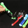 Smoking DHL Silicone NC met Titanium Quartz Tip DAB Straw Oil Rigs Silicon Pipe Glass Rig