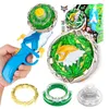 Nouveau Infinity Nado V Class Gyro Toy Metal Non Stop Battle Spinning Top avec un bouton 180 degrés Flip Launcher pour enfants cadeau 201217