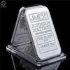 Johnson Matthey 1oz Silver Bar Craft Bullion 50mm x 28 mm 아크릴 투명 플라스틱 상자 포장 6818340