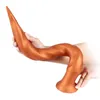 NXY dildos anal leksaker flytande silikon gängad vestibule masturbation enhet för män och kvinnor Mjuk tjock lång djupa roliga expansionsplugg Vuxna produkter 0225