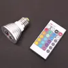 E27 3W 85V-265V 16-Färg fjärrkontroll Dimbar LED Spotlight Ny och högkvalitativ LED-strålkastare inomhusbelysning