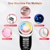 AmazeFan7in1RF&EMS lifting Beauty LED Pon Face Skin +Ultrasonic Scrubber Peeling Shovel Multifunctional beauty equipment 220216