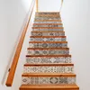 13pcsset Tile Decal 3D Stair Stickers Waterproof Removable Selfadhesive Wall Floor Decals Murals Home Decor 18x100cm Y200103