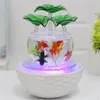 Tabletop Water Feature Green Lotus Rolling Ball Fountain Waterfall Cascade Indoor Decoration Aquarium Humidifier Mist fish tank Y2237n