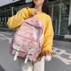 Washable/eusable Women's Backpack Suitable for School girls Bookbags Large Capacity Rugged travel backbags good quality bag LJ201225