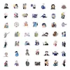 100 PCS Mixed Car Stickers Yuri on Ice Anime For Laptop Skateboard Pad Bicycle Motorcycle PS4 Phone Luggage Decal Pvc guitar Fridge Stickers