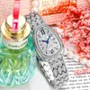 Män Lushika -märke tittar på Light Luxury Diamond Watch Armband för kvinna Fashion Simple Life Waterproof Quartz Ladies Watches Designer Kvinnliga armbandsur Hög qua