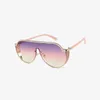 نظارات شمسية 2021 الفاخرة السيدات الطيار الأزياء شقة أعلى مصمم نظارات الشمس الرجال النساء الصيف ظلال