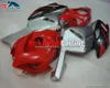 Per Honda Carenatura Carrozzeria Rosso Argento CBR1000RR 2005 05 CBR 1000 RR 2004 04 CBR1000RR 04 05 Carena (Stampaggio Ad Iniezione)