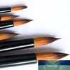 6 Pcs Painting Craft Nylon Hair Brown Pen Brushes Art Model Paint Artist Paint Brushes Set Acrylic Oil Watercolour