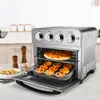 Geek Chef Air Fryer Toaster Oven, 6 Slice 24QT Convection Airfryer Countertop Oven, Roas, Broil, Reheat, Fry Oil-Free, Stainless Steel, Silver,a52