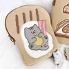 Pouch Laptop Tablet Ipad Case för Mac iPad Pro 9.7 10.8 10.9 11 13 13.3 tum Koreansk Ins Toast Cat Sleeve Innerväska 202211