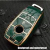 Couverture de clé à distance de voiture de mode TPU Keys Fob Case Shell pour Mercedes Benz Classe E W213 E200 E260 E300 E320 Classe S GLS GLA Accessoires Auto