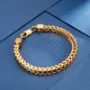 2021 cadeaux de nouvel an 5mm/6mm/8mm or acier inoxydable Cool Figaro lien chaîne Bracelet Bracelet hommes femmes garçons cadeau