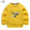 Nova chegada crianças meninos de manga comprida suéteres marca casual o-pescoço dos desenhos animados de algodão 100% Baby's Pullovers para 2-12Y Kids Clothing 201109