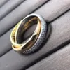 Trinity-Ring-Serie, Luxusmarke, offizielle Reproduktionen, klassischer Stil, hochwertige Ringe, Markendesign, exquisites Geschenk, Geburtstagsgeschenk, Etincelle Legers