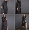 femmes vers le bas Mode Épais Chaud Manteau Lady Coton Parka Long jaqueta veste d'hiver avec capuche 201127