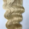 Popolare Body Wave 613 Parrucche bionde per capelli umani Nodi candeggiati Parrucche anteriori in pizzo Parrucche brasiliane malesi di medie dimensioni Berretto svizzero in pizzo Parrucche anteriori in pizzo