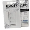 NOOSY 4 in 1 Nano SIM-kaart naar Micro Nano Micro naar Mini SIM-adapter voor Smartphone Mobiele Telefoon SIM-kaartadapter