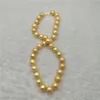 Natura 1112 mm South Mar Genuine Perfect Gold Pearl Collar 18quot14k7665988